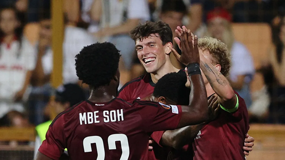 Sparta Prag, Ararat-Armenia'yı 4-1 Mağlup Etti