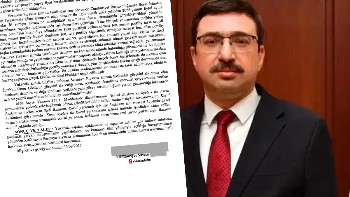 SPK Eski Başkanı Gönül İçin Bakanlıktan İzin Talebi