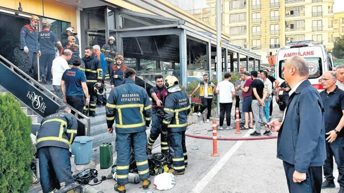 Spor Salonunda Yangın: 2 Kişi Hayatını Kaybetti, 10 Yaralı