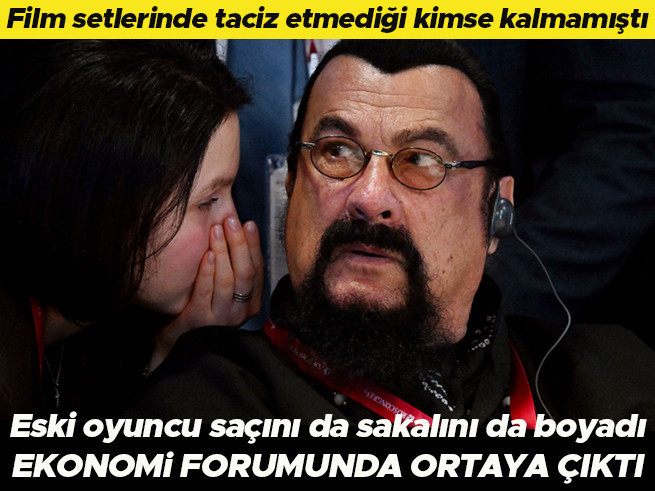 Steven Seagal'ın yeni görünümü şaşkına çevirdi: Saçını sakalını boyadı