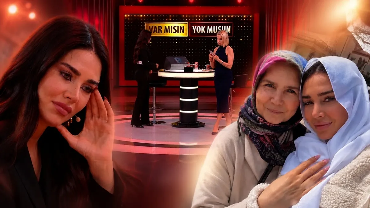 Stüdyoda annesini gören Yasemin gözyaşlarına boğuldu
