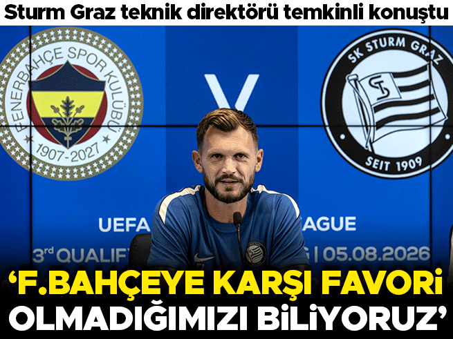 Sturm Graz Teknik Direktörü: Fenerbahçe Favori Ama Biz Kendi Oyunumuzu Oynayacağız
