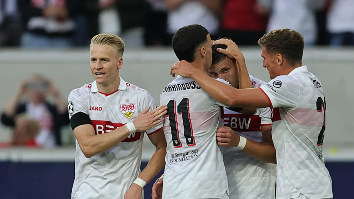Stuttgart, Şampiyonlar Ligi'nde Viking'i 3-1 Yendi