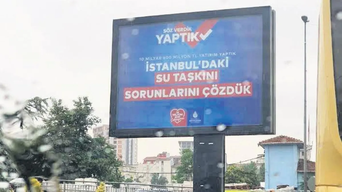 Su taşkınını çözdük' yalanı tabelada kaldı