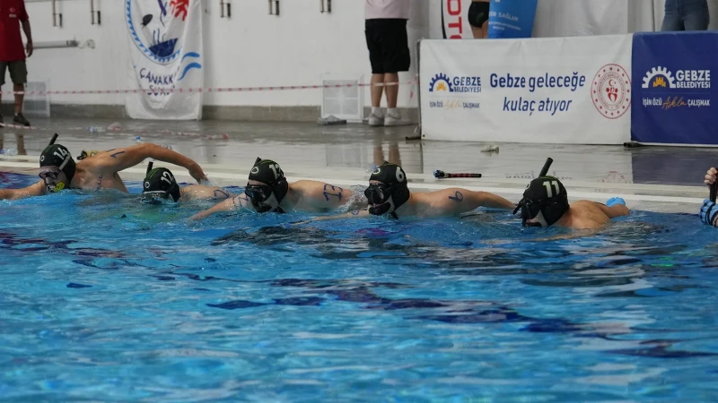 Sualtı Hokeyi Türkiye Şampiyonası Kocaeli'de Nefes Kesti