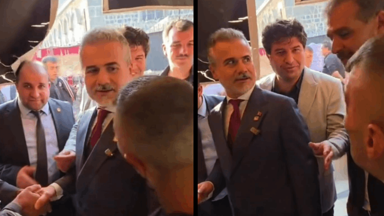 Suat Kılıç Diyarbakır'da Korumasını Böyle Fırçaladı