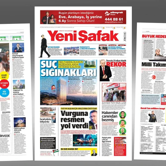 Suç Sığınakları: Yeni Şafak'ın 5 Ekim 2026 Gündemi