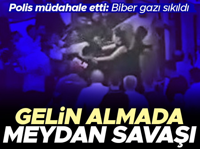 Sultangazi'de gelin alma kavgası: Polis biber gazıyla müdahale etti