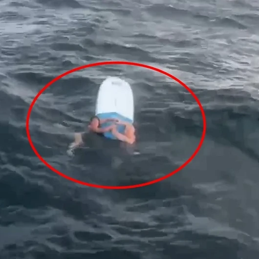 SUP Board ile Açığa Sürüklenen Baba ve Kızı 5 Saat Sonra Kurtarıldı