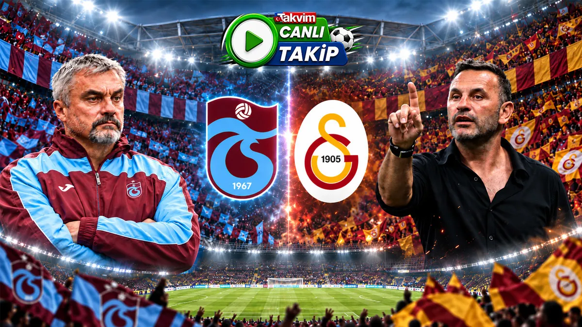 Süper Lig'de Derbi Heyecanı: Trabzonspor - Galatasaray Canlı
