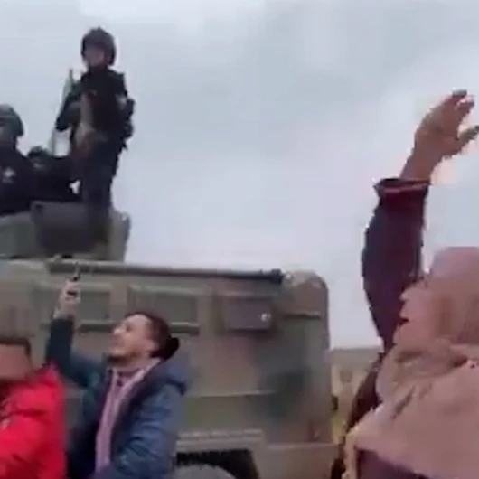 Suriye Ordusu Haseke'de Sevinç Gösterileriyle Karşılandı