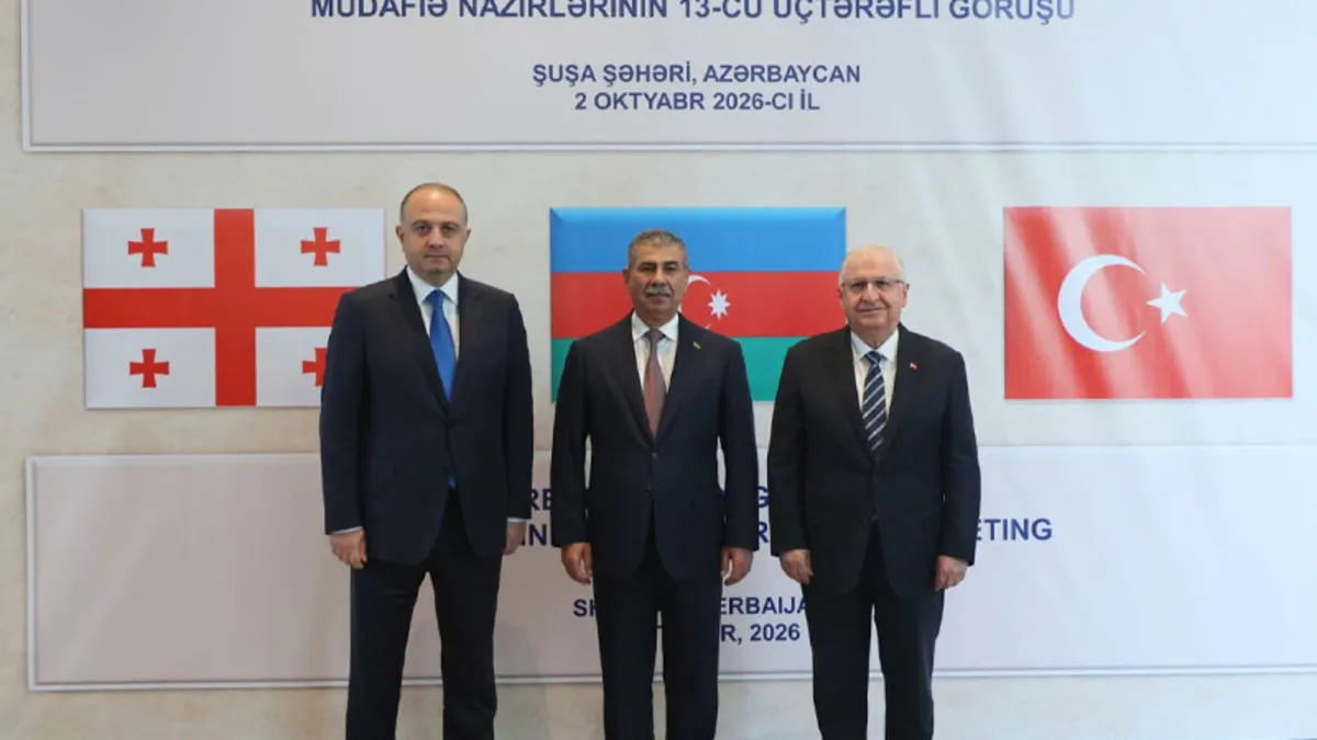 Şuşa'da Üçlü Savunma Zirvesi: Türkiye, Azerbaycan ve Gürcistan Ortak Bildiri İmzaladı