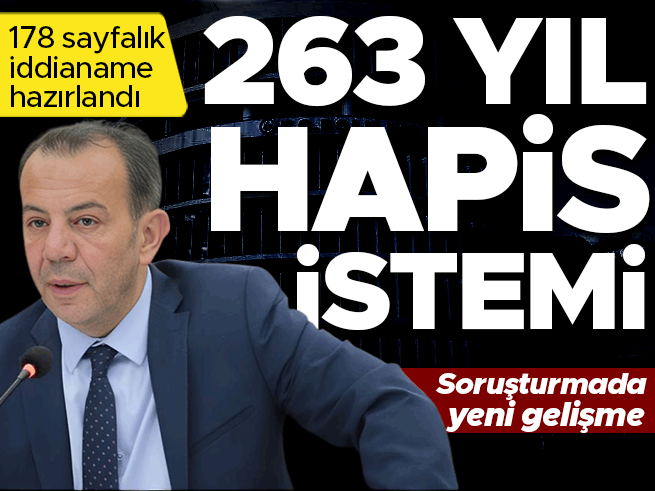 Tanju Özcan'a 263 yıl hapis talebi: İddianame kabul edildi