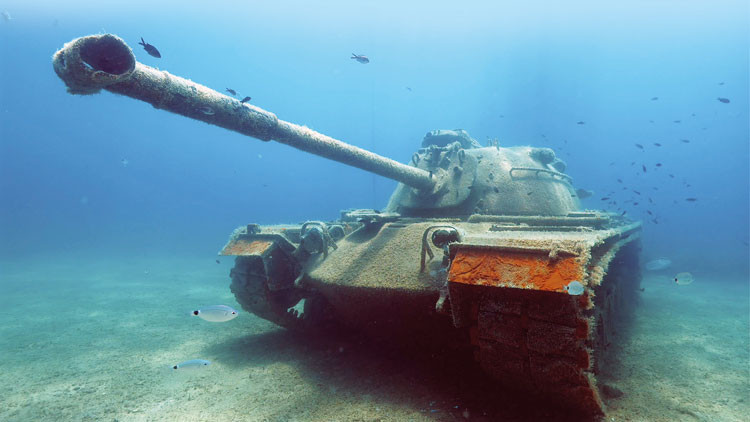 Tank Batığı Dalış Turistlerinin Yeni Gözdesi Oldu
