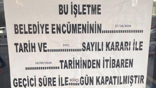 Tarihi geçmiş ürün satan market mühürlendi
