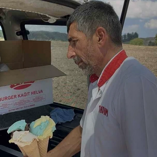 Tarlada Dondurma Keyfi: Çiftçilere Serinlik