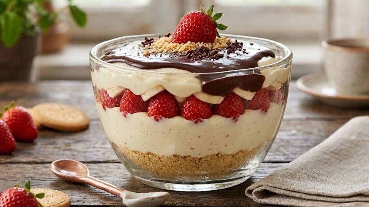 Tatlı krizlerine ferahlatan dokunuş: Çikolata soslu çilekli magnolia tarifi