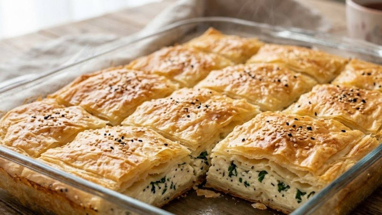 Tavada Peynirli Pratik Börek: Çay Saatlerinin Yeni Gözdesi