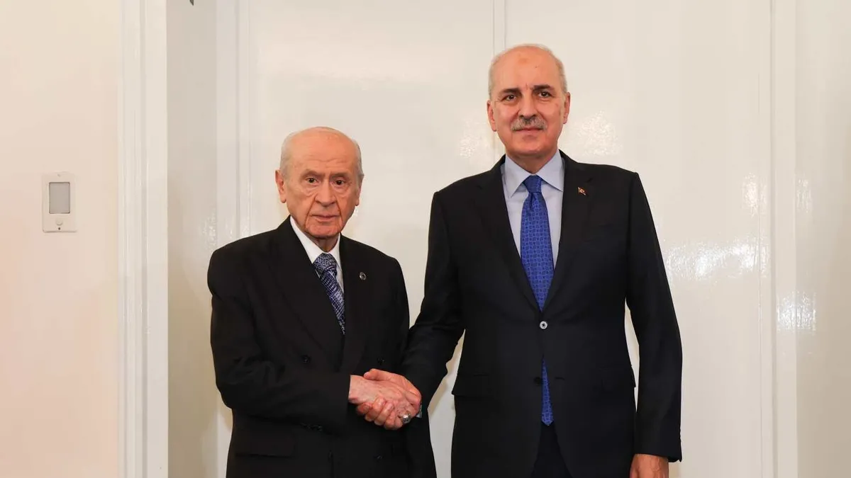 TBMM Başkanı Kurtulmuş ile Bahçeli görüştü