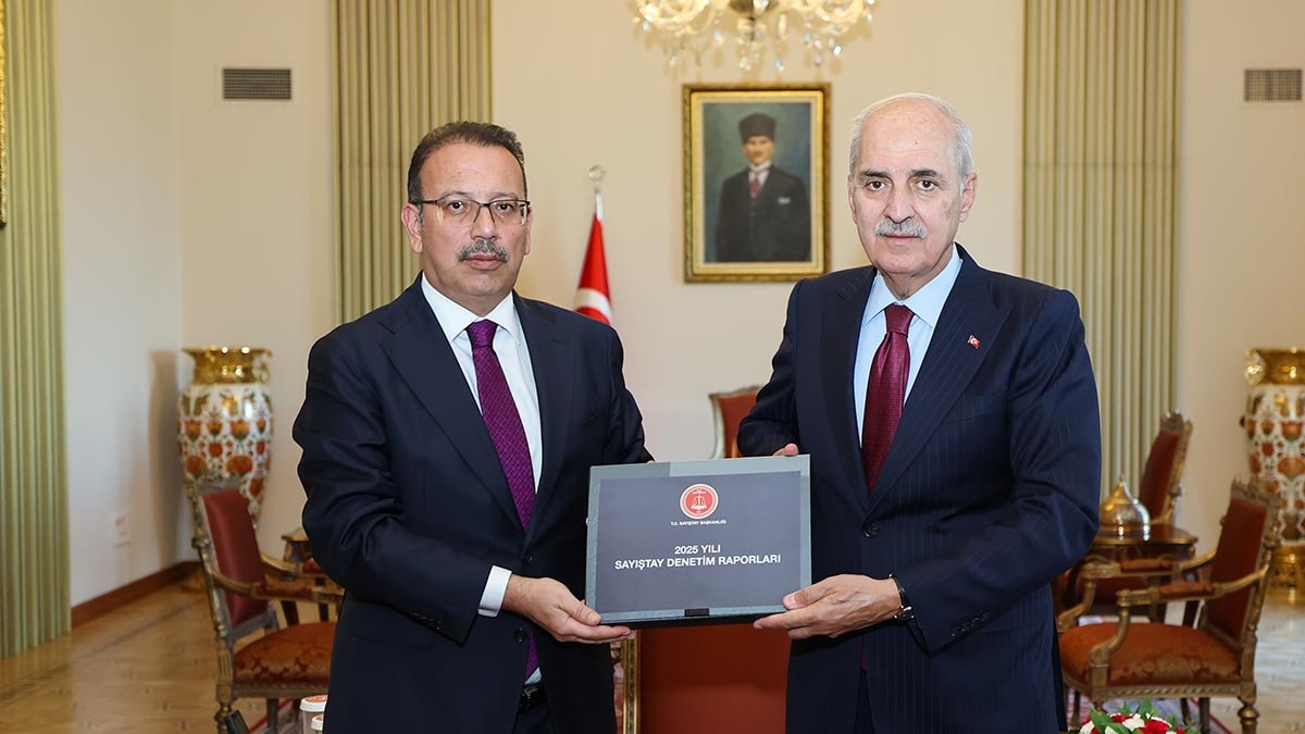 TBMM Başkanı Kurtulmuş, Sayıştay Başkanı Yener'i ağırladı