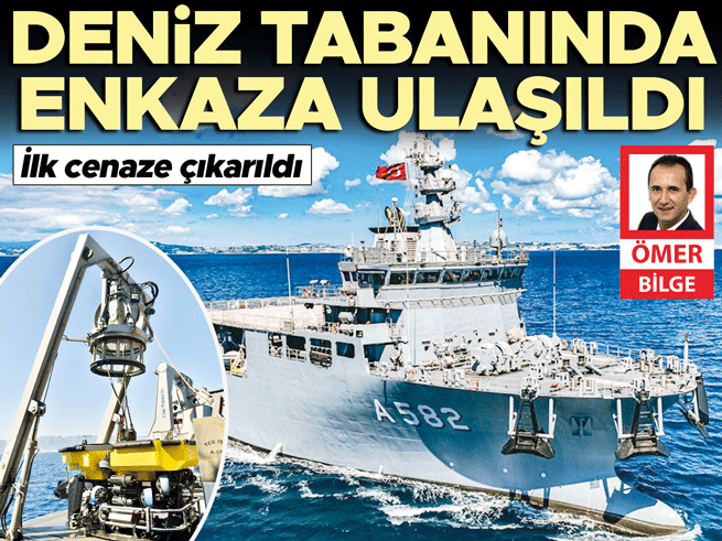 TCG Işın ve Alemdar 550 Metrede: Enkaza Ulaşıldı, 1 Cenaze Çıkarıldı