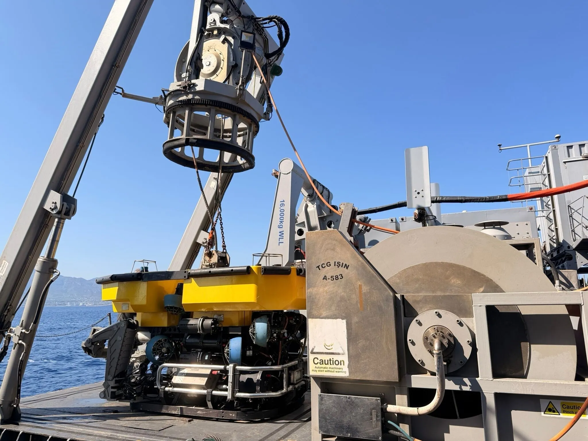 TCG Işın'dan Enkaza Robotik Dalış: 550 Metrede İlk İz
