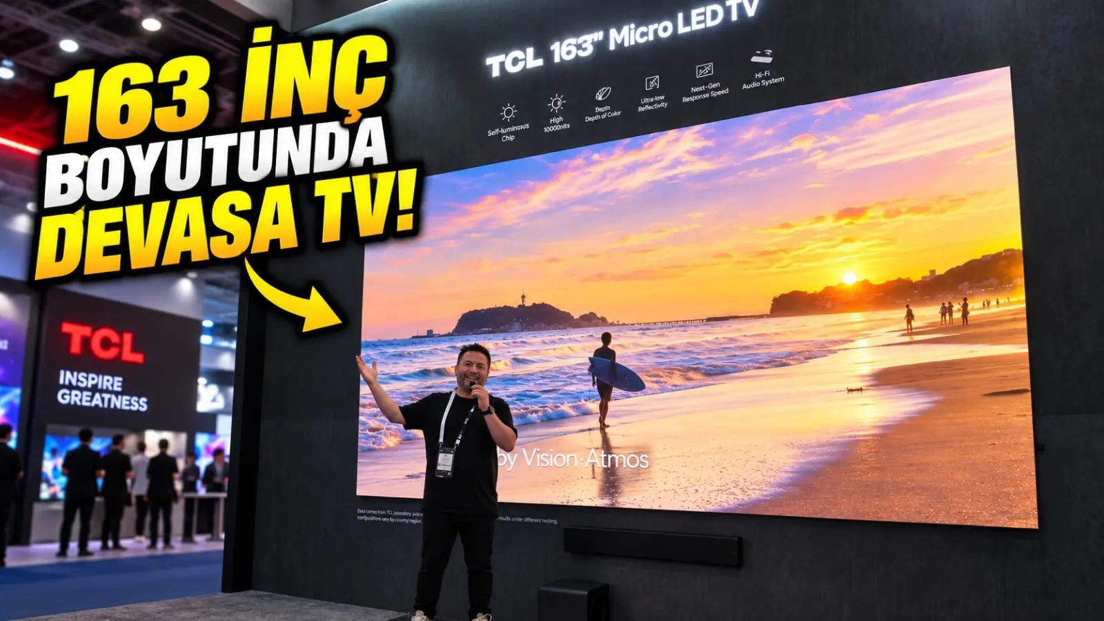 TCL'ın 163 İnçlik Dev TV'si ve Yapay Zekalı Teknolojileri IFA 2026'da