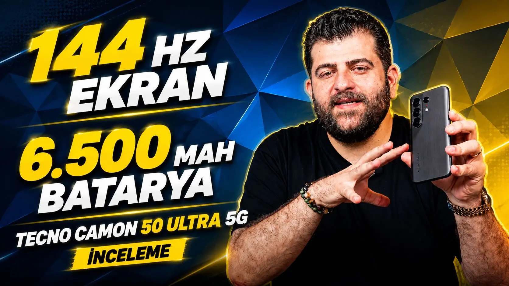 TECNO CAMON 50 Ultra 5G İncelemesi: 144 Hz Ekran ve 6500 mAh Batarya