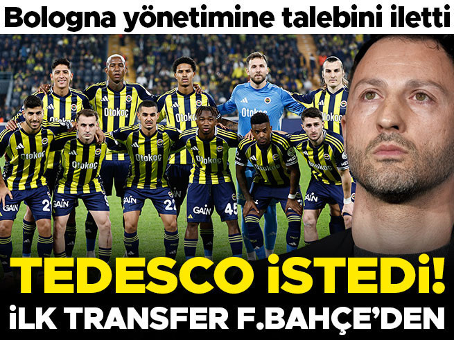 Tedesco'nun Bologna'daki ilk transfer hamlesi Fenerbahçe'ye