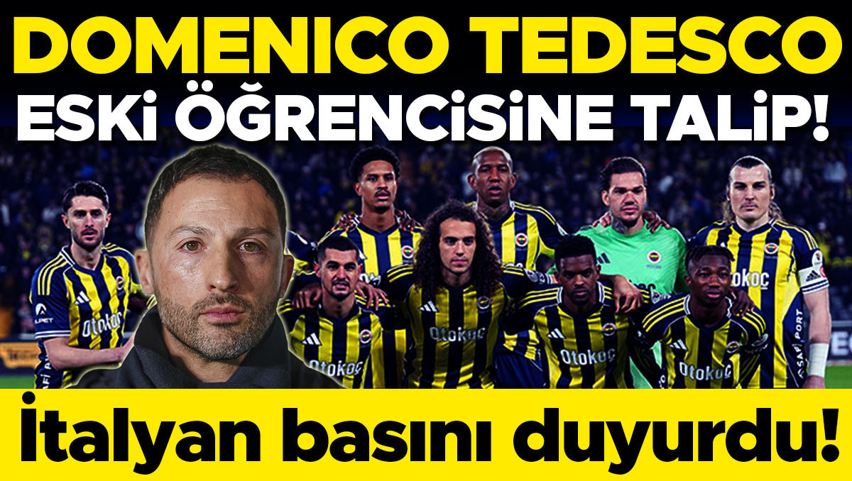 Tedesco, Fenerbahçe'den eski öğrencisini Bologna'ya istiyor