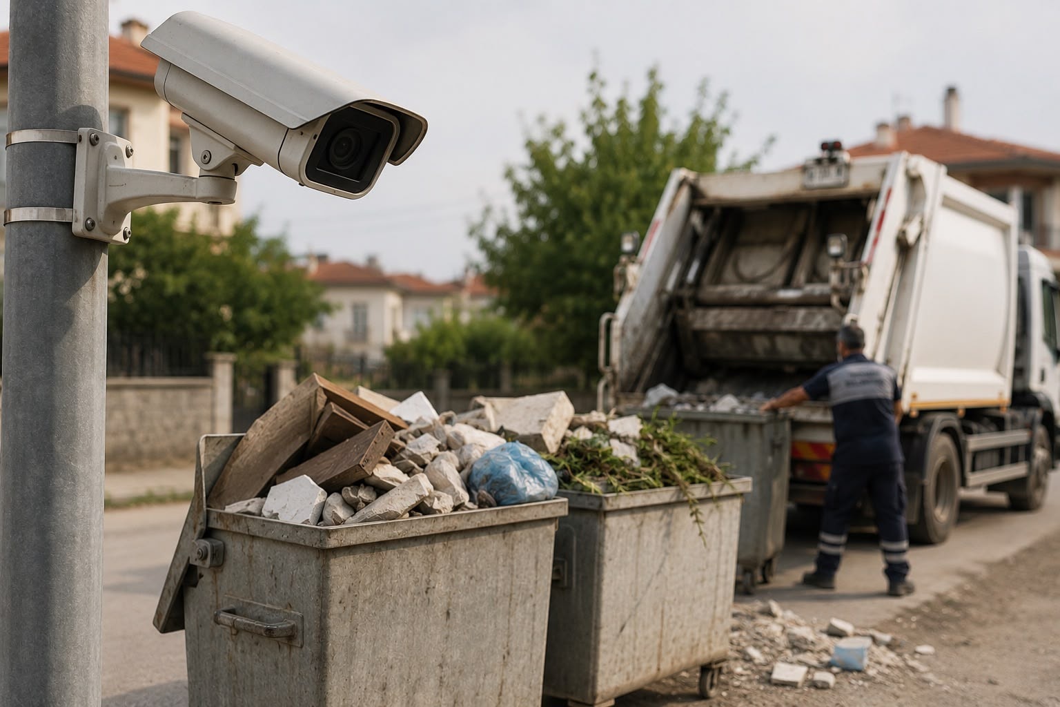 Tefenni'de Çöpe Kamera Dönemi: Belediye 800 Kamerayla Denetim Yapacak