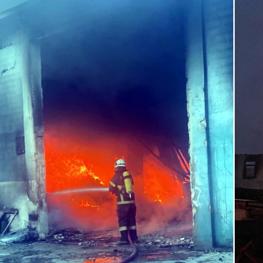 Tekirdağ Muratlı'da Geri Dönüşüm Tesisi Yangını: Siyah Duman İlçeyi Kapladı