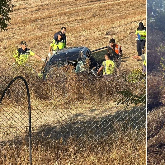 Tekirdağ'da Otomobil Takla Attı: 1 Ölü, 2 Yaralı