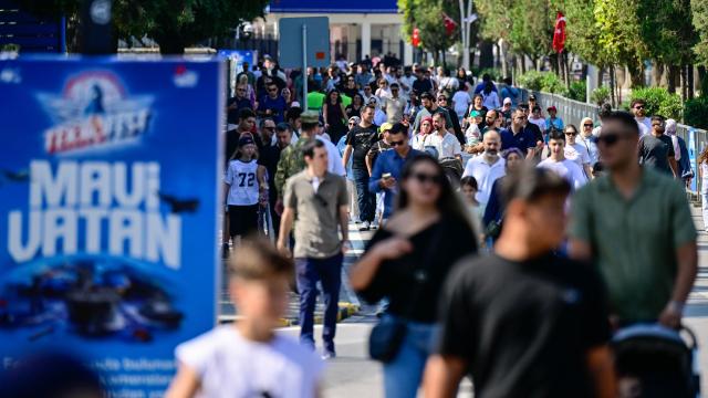 TEKNOFEST Mavi Vatan'da Hafta Sonu Ziyaretçi Rekoru