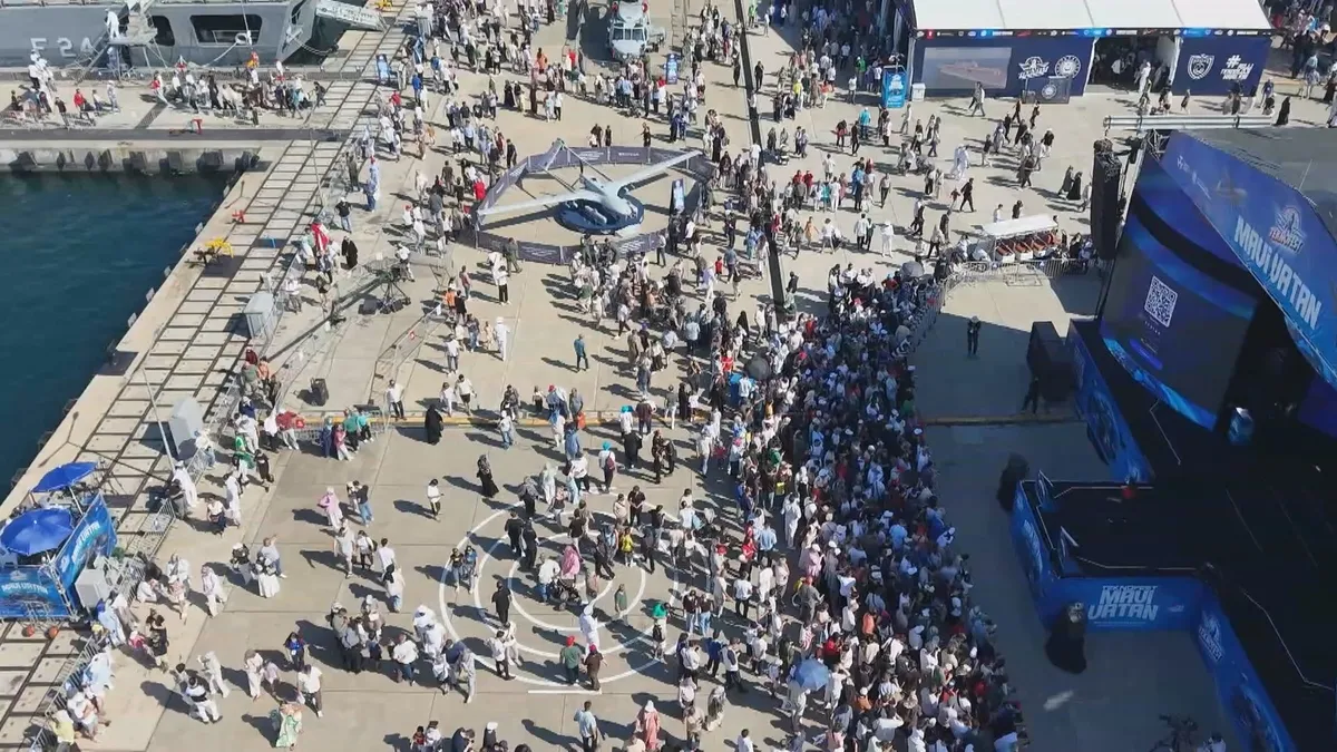 TEKNOFEST Mavi Vatan son gününde ziyaretçi rekoru kırdı