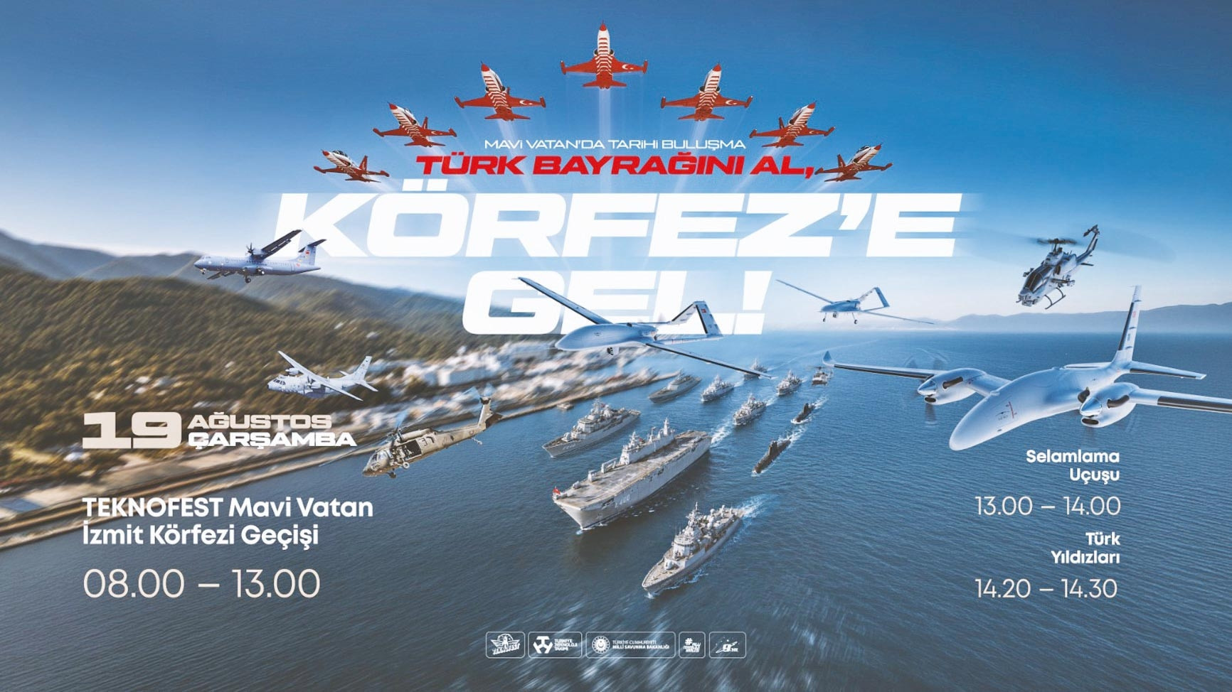 TEKNOFEST Mavi Vatan'da Donanma ve İHA'ların Gösterisi