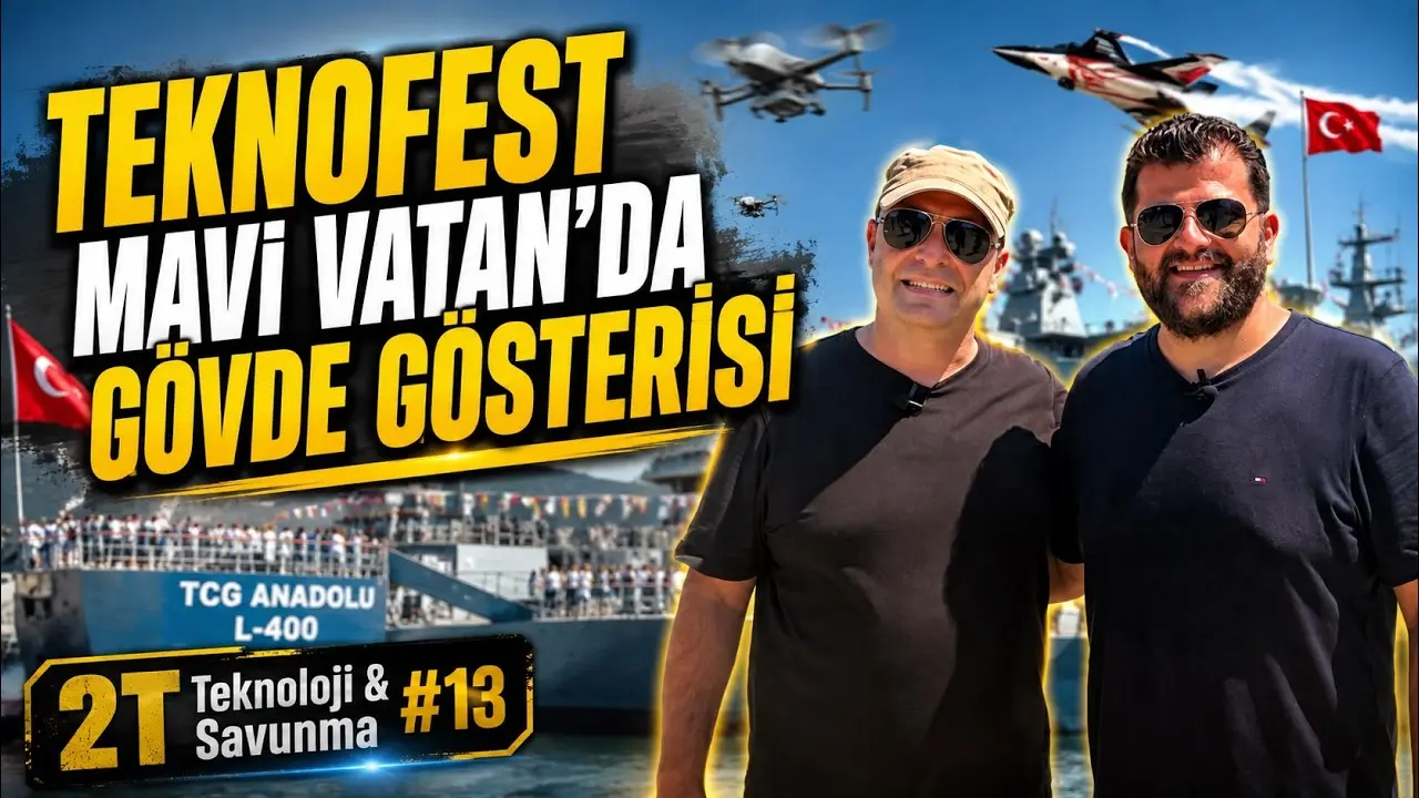 TEKNOFEST Mavi Vatan'da İ-ZAHA ve KALKAN DİHA Tanıtıldı