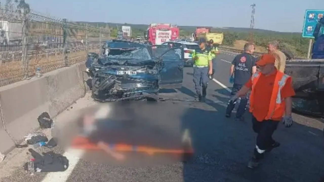 TEM Otoyolu'nda zincirleme kaza: 5 yaralı