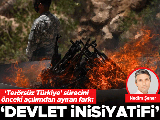 Terörsüz Türkiye'de Devlet İnisiyatifi Öne Çıkıyor