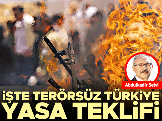 Terörsüz Türkiye Yasa Teklifi Meclis'e Sunuluyor