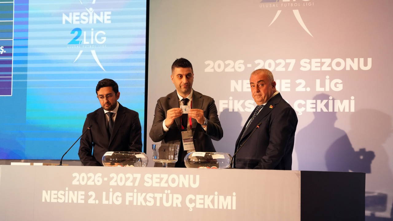 TFF 2. Lig fikstürü çekildi: Sezon 6 Eylül'de başlıyor