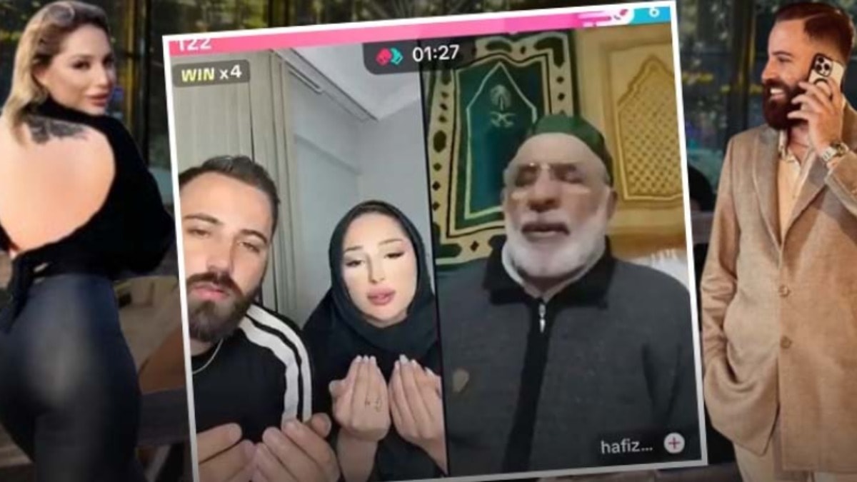 TikTok'ta canlı yayında imam nikahı: Jetonla para yağdırdılar