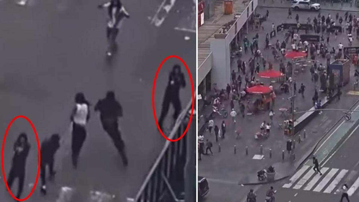 Times Meydanı'nda silah sesleri panik yarattı