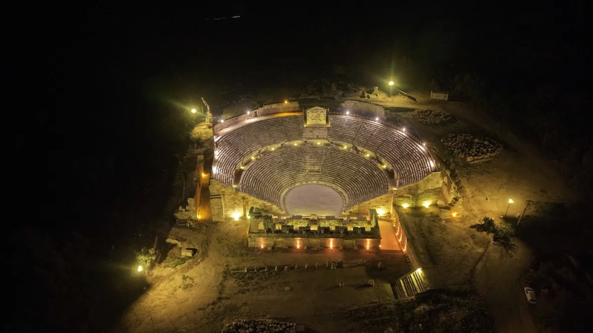 Tlos Antik Kenti'nde gece müzeciliği güneş enerjisiyle aydınlanacak