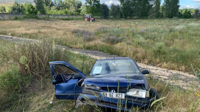 Tokat'ta cenazeden dönen otomobil devrildi: 1 ölü, 1 yaralı