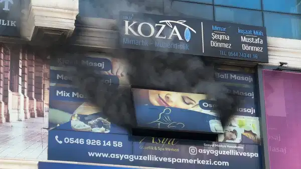 Tokat'ta İş Merkezinde Yangın Panik Yaptı: Ekipler Hızlı Müdahale Etti