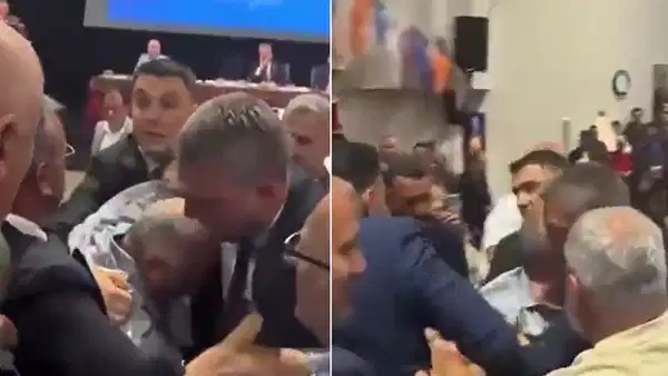 Trabzon'da AKP toplantısında protesto: 'Yalan konuşuyorsun' diyerek salondan atıldı