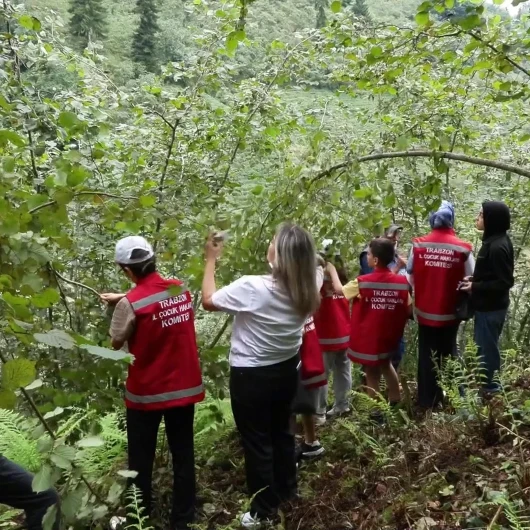 Trabzon'da Çocuklar Fındık Bahçesinde Organik Tarımı Öğrendi