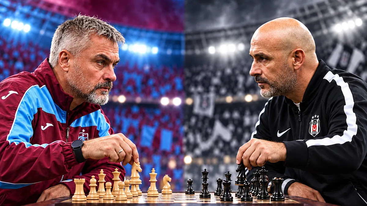 Trabzonspor-Beşiktaş: Hocalardan Sürpriz İlk 11 Tercihleri