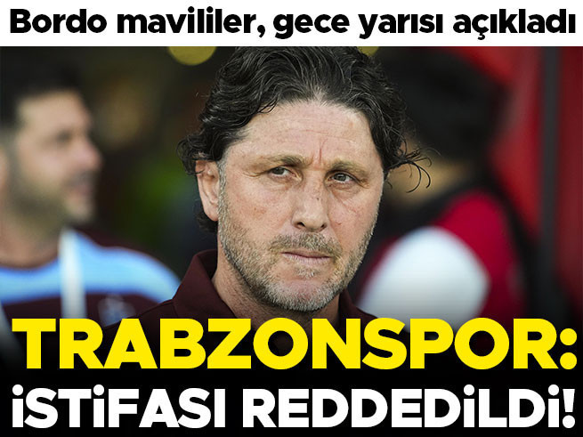 Trabzonspor'dan Tekke'ye Destek: İstifa Reddedildi